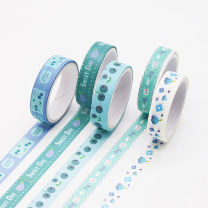 5 PCS Kawaii Washi Tapes Set Scrapbooking Stickers Supplies Japanese Cute korean stationery Journaling Aesthetic Masking tape