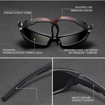 2/3PCS New Polarized Sunglasses for Men Outdoor Fashion Sports Fishing Cycling Eye Protection Sun Glasses Luxury Design Uv400