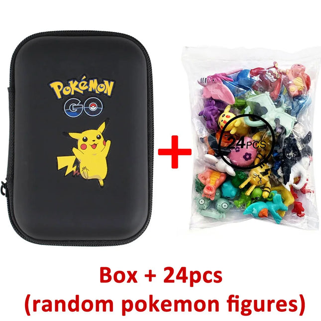 24Pcs/Set Pokemon Action Figure 2-3CM Not Repeating Mini Figures Model Toy Pikachu Anime Kids Collect Dolls Birthday Gifts