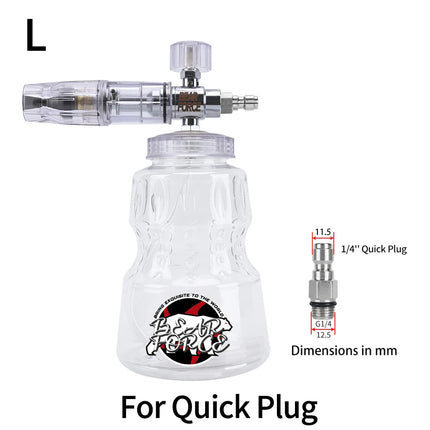 Pressure Washer Aluminum Foam Lance Foam Nozzle Car Wash Foam Maker for Karcher Elitech Bort AR Bosch Michelin Pressure Washer