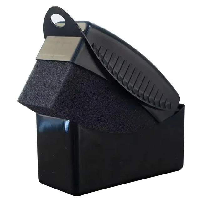 Car Wheel Polishing Waxing Sponge Brush ABS Car Tire Washing Cleaning Brushes Contour Detailing Dressing Applicator Pad