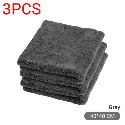 SEAMETAL Microfiber Towel Super Absorbency Car Cleaning Cloth No Hemming Microfiber Auto Towel 40X40/100CM Car Wash Accessories
