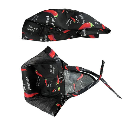 Cook Cap for Kitchen Cooking Cap Chef Skull Hats for Baker Adjustable Work Caps for Catering Women Chef Beanie Chef Hats for Men