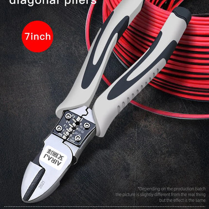 AIRAJ 7/8/9 Inch Wire Pliers Sharp Large Opening Stripping Pliers Industrial Grade Multifunctional Hardware Manual Tools