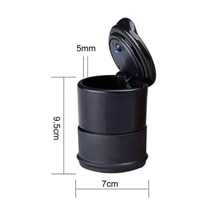 Portable Car LED Ashtray Universal Auto Ashtray Cigarette Ash Holders Cup Car Interior Decor Auto Accessories Interior 7x7x10CM