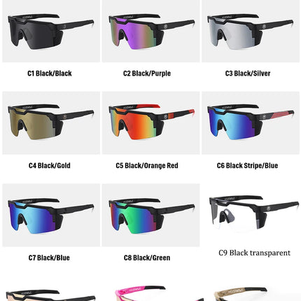 NEW High quality luxury Heat Wave brand sunglasses square Conjoined lens cycling Women men sun glasses UV400