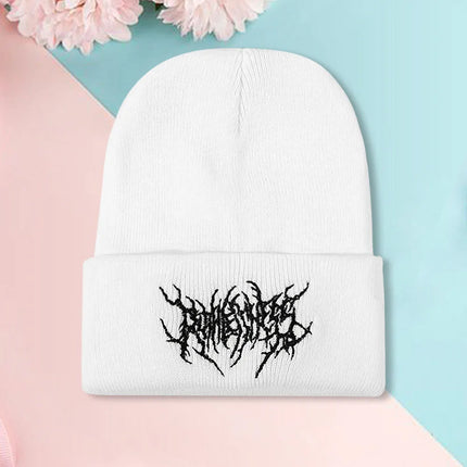 Adventure Time Adult Embroidery Knitted Hats Cartoon Anime Headgear Autumn Cap Winter Hat Student Bonnet Christmas Birthday Gift