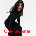 Black(only Sweater) / One Size