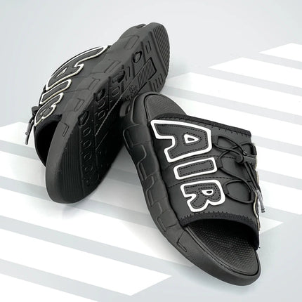 Men's Sport Slippers Summer Sandals Thick Sole Beach Flip-flops Flats Outdoor Breathable Sneaker Size 40-49 Big Fat