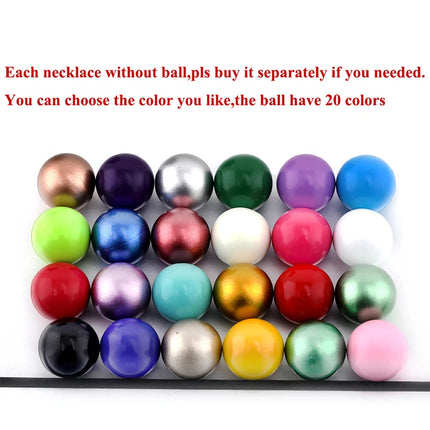 New Charm Mexico Chime Hollow Angel Wings Vintage Necklace Jewelry Music Ball Aroma Pendant For Women Summer Fashion Accessories