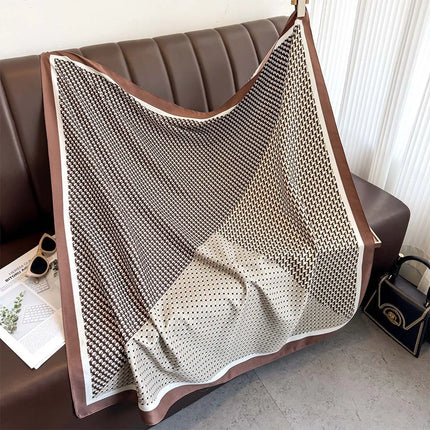 90*90Cm Square Scarf Twill Silk Feeling Women Head Shawls and Wraps Luxury Hair Tree Print Neck Scarves Hijab Bandana Pashmina