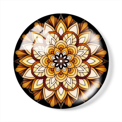 Black style patterns Flowers &Beauty Golden 10pcs 12mm/18mm/20mm/25mm Round Photo glass cabochon demo flat back Making findings