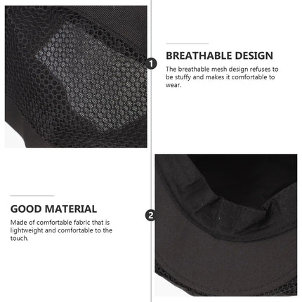 2pcs Cook Hat Worker Hat Reusable Washable Food Service Hair Net Cap Worker Hat Chef Accessory for Chef Cook Sushi Waiter