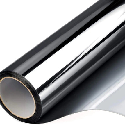 AFDB One Way Window Film, Mirror Effect Tint Glass Covering for Home Office,Reflective Heat Control Anti UV Glass Door Sticker