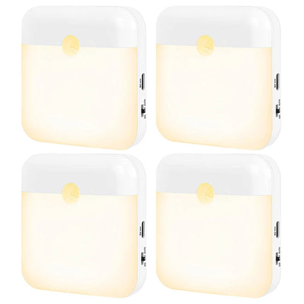 Human Body Induction Night Light for Bedroom Kitchen Corridor Energy-saving Lamp for Holiday Gift Camping Summer Party Home Deco