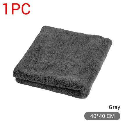 SEAMETAL Microfiber Towel Super Absorbency Car Cleaning Cloth No Hemming Microfiber Auto Towel 40X40/100CM Car Wash Accessories