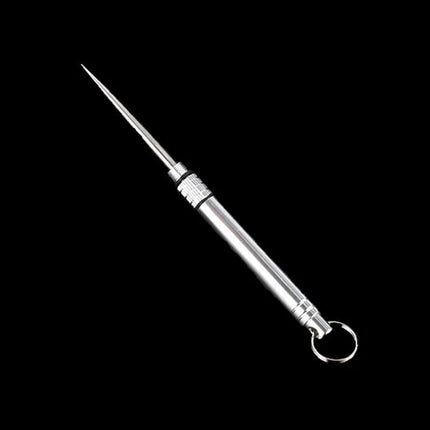 Outdoor Pocket Toothpick Titanium EDC Portable Mini Toothpick Fruit Fork Camping Tool Toothpick Tube Is More Durable Than Floss
