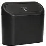 Car Trash Bin Hanging Vehicle Garbage Dust Case Storage Box Plastic Pressing Square Trash Can Type Auto Car Supplies