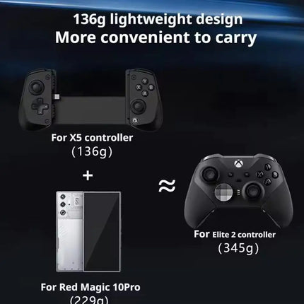 For GameSir X5 Lite Mobile Gamepad Controller Hall Linear Fast Charging Transmission For IOS Android Type-C Handle Peripherals