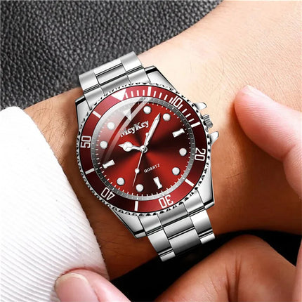 Fashion Large Dial Men Quartz Watch Men Business Watches Casual Clock Sports Wristwatch Reloj Hombre