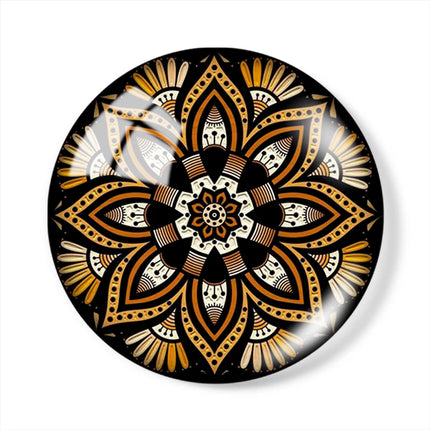 Black style patterns Flowers &Beauty Golden 10pcs 12mm/18mm/20mm/25mm Round Photo glass cabochon demo flat back Making findings