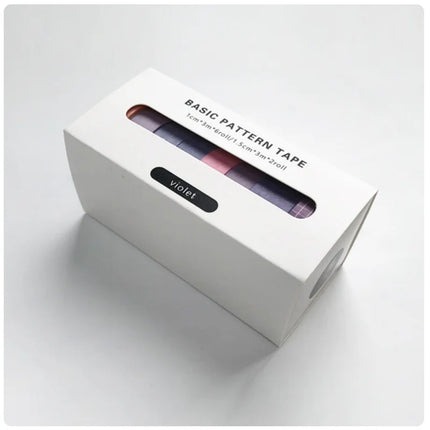 8pcs Pure Color Basic Decoration Washi Masking Tape Scrapbooking Stationary School Supplies