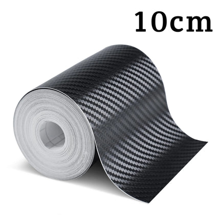 1-10m Nano Carbon Fiber Car 3D Tape Sticker Door Mirror Paste Protector Strip DIY Protection Protective Film Waterproof Adhesive