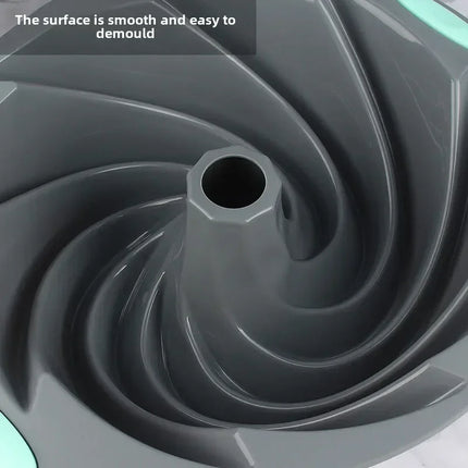 3D Pastry Silicone Cake Mold Baking Set Tools For Cake Pan Kitchen Fluted Tube Savarin Chiffon Pan Bakeware Airfryer Accessories