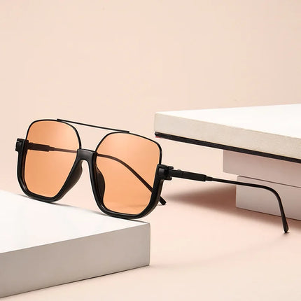 1PCS Fashion Oversized Sunglasses Women UV400 Sun Glasses Men 2025 Brand Designer Eyewear