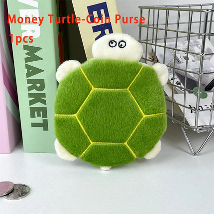 1pcs Cute tortoise student pencil case office stationery storage bag kids kawaii school supplies rubber pencil storage bag
