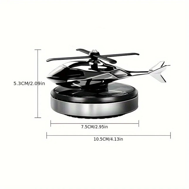 Helicopter Styling Solar Car air freshenerDecorative Aromatherapy Car interior accessories Propeller rotary perfume diffuser