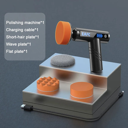 Car Waxing Polishing Sanding Machine Wireless Car Paint Scratch Repair Windscreen Glass Oil Film Remove Machine leather care