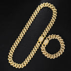 Gold Chain suit A / 8inch with 24inch / 16MM