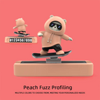 Peach Number Plate / CHINA