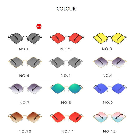 2025 Punk Small Diamond Sunglasses Women Brand Designer Square Steampunk Sun Glasses Men Metal Frame Eyewear Gafas De Sol Mujer