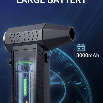 X9 Turbo Fan Jet 300000RPM Turbo Jet Blower Brushless Vacuum Cleaner Blower For PC/Keyboard/Home/Car Cleaning Air Duster Blower
