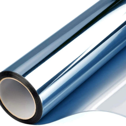 AFDB One Way Window Film, Mirror Effect Tint Glass Covering for Home Office,Reflective Heat Control Anti UV Glass Door Sticker