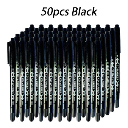 10 PCS Permanent Markers Pens Manga Waterproof Double Sided Colored Oily Ink Sketch Painting Art School Supplies Stationery