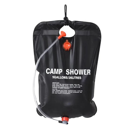 20/40L foldable water bag Camping Solar shower Bag Outdoor bathing Sun Compact Hot water shower bag Scrub pool accessories