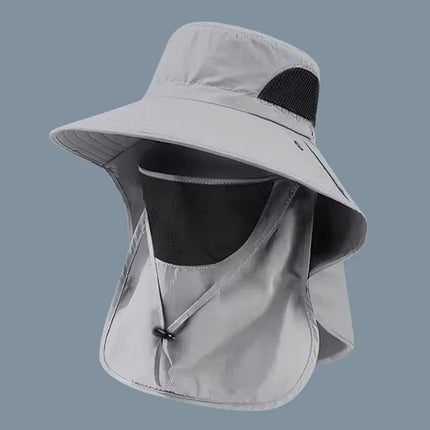 Outdoor Unisex Summer Hat UV Protection Breathable Fishing Cap Sunshade Neck Protection Cycling And Climbing Hat Waterproof