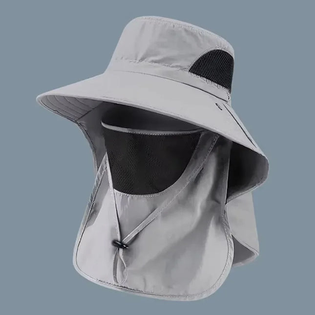 Outdoor Unisex Summer Hat UV Protection Breathable Fishing Cap Sunshade Neck Protection Cycling And Climbing Hat Waterproof