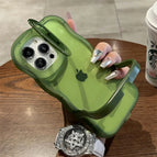 Green / Case & Holder / For iPhone 15 Plus