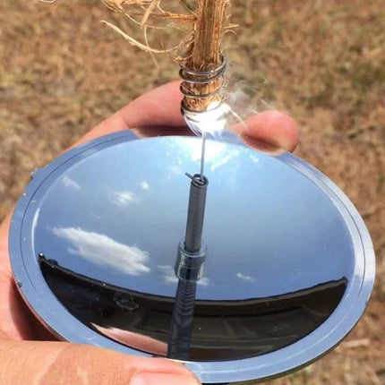 Outdoor Portable Solar Lighter Waterproof Windproof Fire Starter Hiking Emergency Tools Camping Survival Equipment, Starter