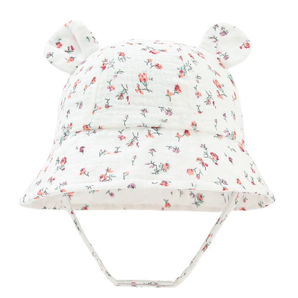 Muslin Cotton Baby Hat Summer Infant Cap Panama for Kids Soft Baby Sun Hats Girls Boys Bucket Hat Accessories Children 3-12M