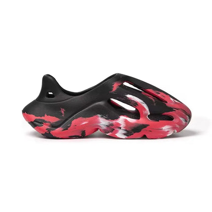 summer Home Slippers Non-Slip shoes man Beach Cloud Sandals House Flip Flops Leaf Platform Thick Bottom Soft Female Ladies 2025