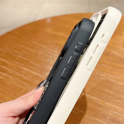 Retro Magnetic Radio Tape Cassette Phone Case For iPhone 16 15 14 13 12 11 Pro Max XS Max XR X 7 8 Plus SE2022 Shockproof Fundas