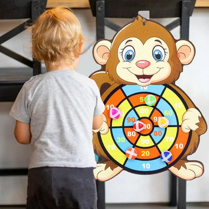 Educational Dart Board Baby Dart Indoor Sports Child Montessori Games for Children 3 to 7 Years
