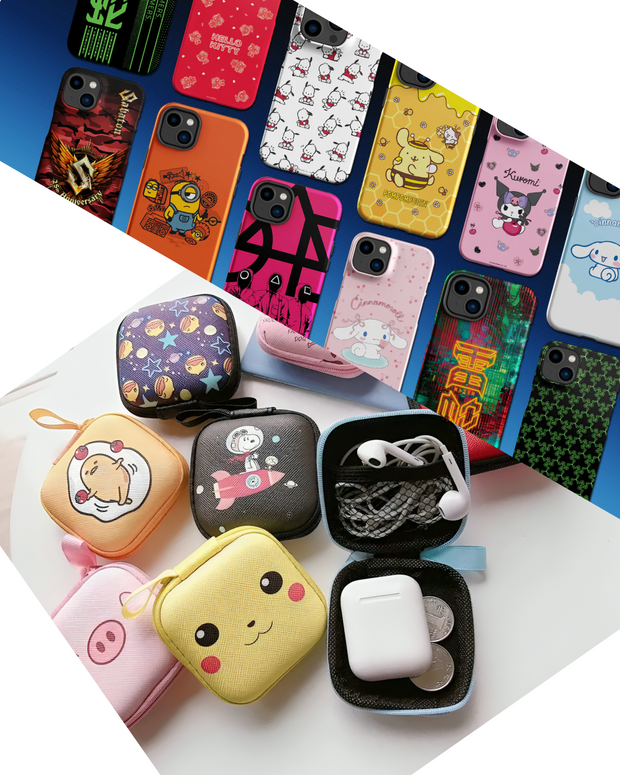 <h4><strong>New in</strong></h4><h1>Phone and Earbuds' Case</h1>